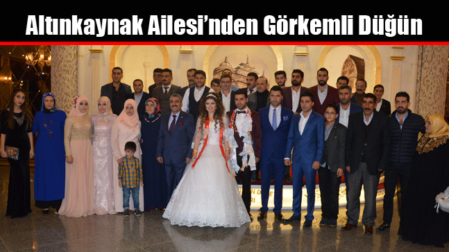 Altınkaynak Ailesi’nden Görkemli Düğün