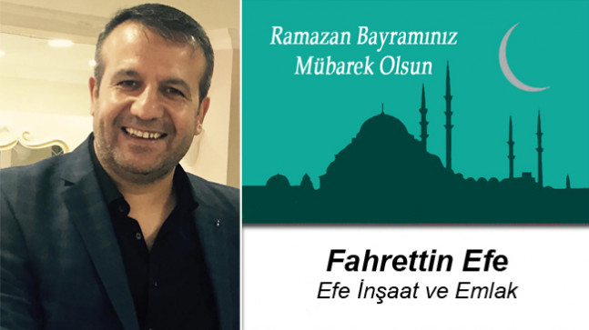 Fahrettin Efe’nin Ramazan Bayramı Mesajı