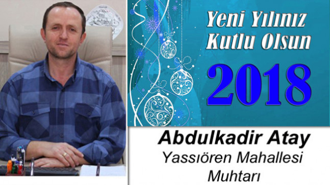 Abdulkadir Atay’ın Yeni Yıl Mesajı