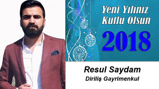 Resul Saydam’ın Yeni Yıl Mesajı