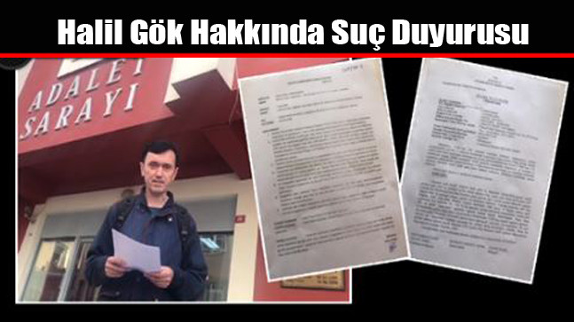 Gazeteci Zafer Kara CHP Çatalca İlçe Başkanı Halil Gök Hakkında Suç Duyurusunda Bulundu