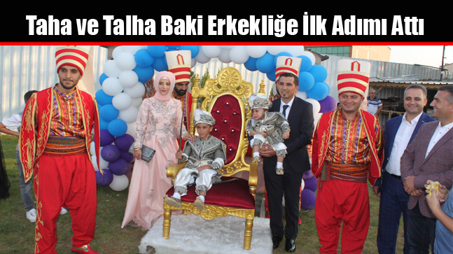 Taha ve Talha Baki Erkekliğe İlk Adımı Attı