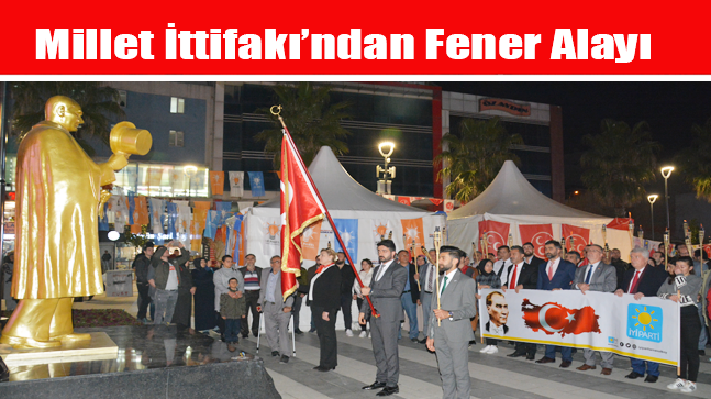 Millet İttifakı’ndan Fener Alayı