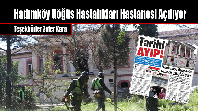 Hadımköy Göğüs Hastalıkları Hastanesi 45 Gün İçinde Hizmete Açılıyor