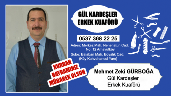 Mehmet Zeki Gürboğa’nın Kurban Bayramı Mesajı