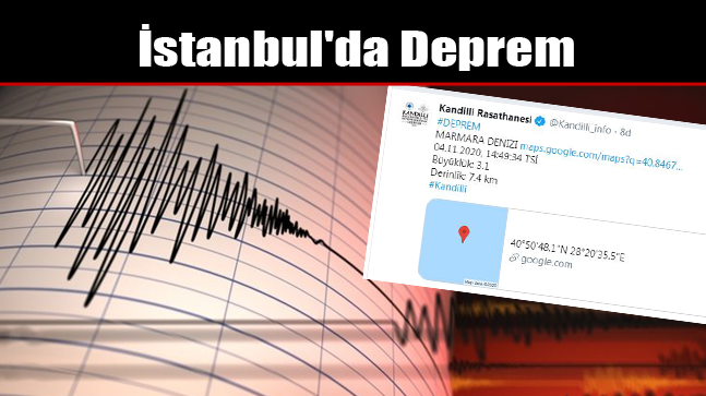 İstanbul’da Deprem