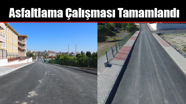 Asfaltlama Çalışması Tamamlandı