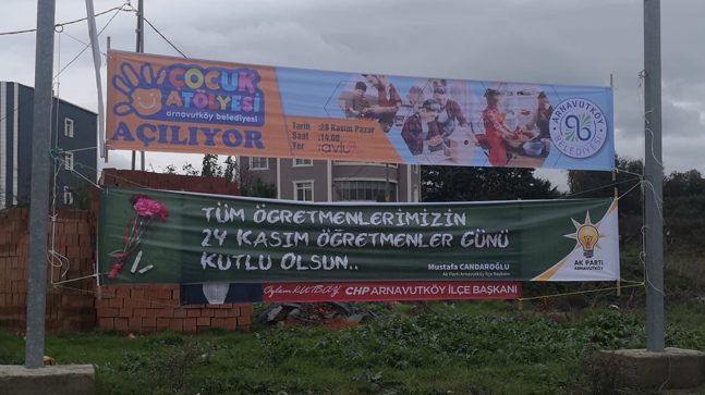 CHP Arnavutköy’den Pankartların Üzerinin Kapatılmasına Tepki