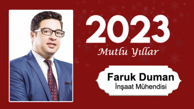 Faruk Duman’ın Yeni Yıl Mesajı