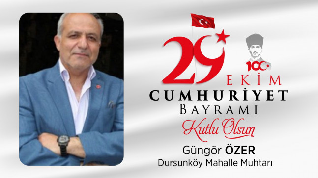 Güngör Özer’in Cumhuriyet Bayramı Mesajı