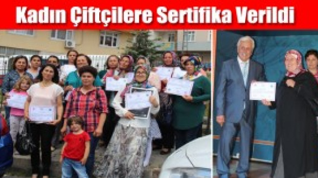 Kadın Çiftçilere Sertifika