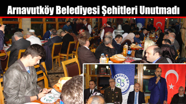 Arnavutköy Belediyesi Şehitleri Unutmadı