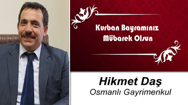 Hikmet Daş’ın Kurban Bayramı Mesajı