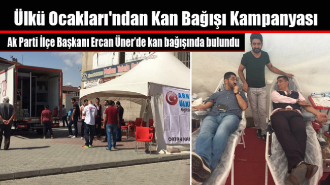 Ülkü Ocakları’ndan Kan Bağışı Kampanyası