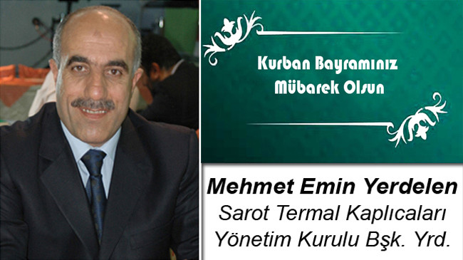Mehmet Emin Yerdelen’in Kurban Bayramı Mesajı