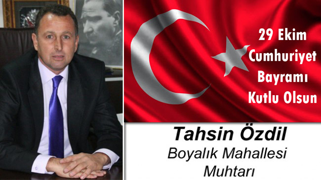 Tahsin Özdil’in Cumhuriyet Bayramı Mesajı