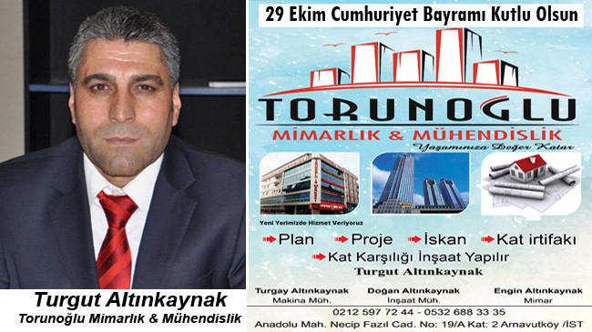 Turgut Altınkaynak’ın Cumhuriyet Bayramı Mesajı