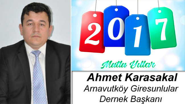 Ahmet Karasakal’ın Yeni Yıl Mesajı