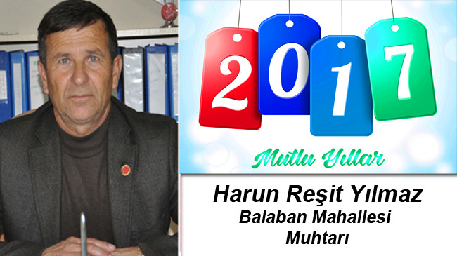 Harun Reşit Yılmaz’ın Yeni Yıl Mesajı