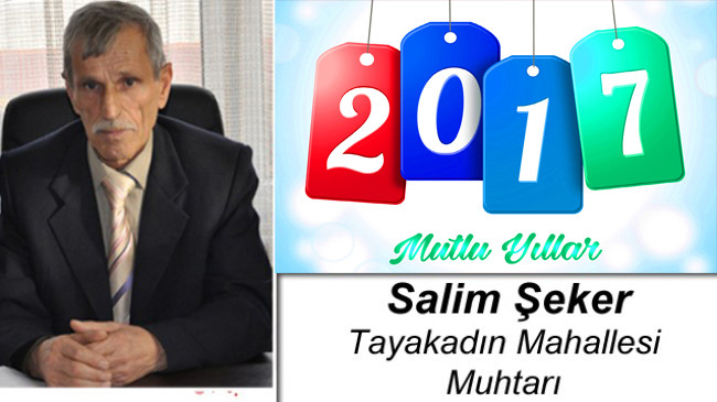 Salim Şeker’in Yeni Yıl Mesajı