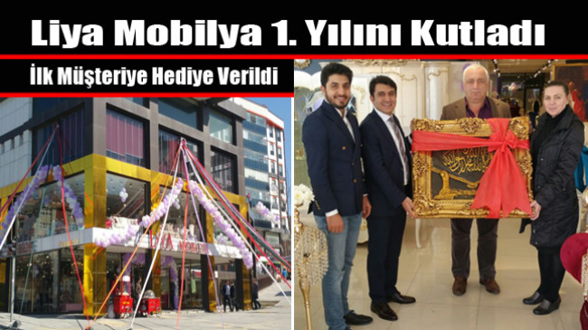 Liya Mobilya 1. Yılını Kutladı