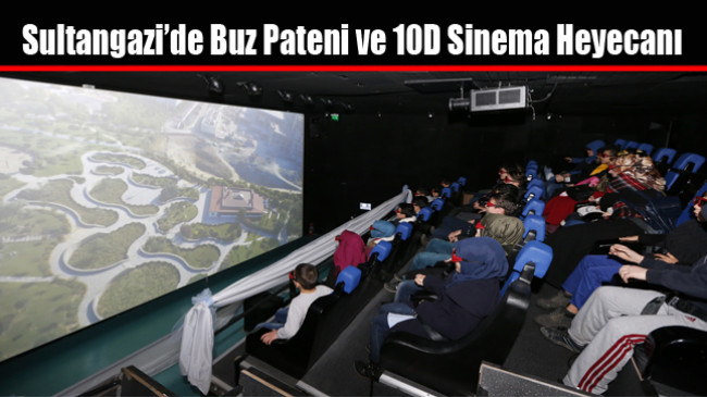 Sultangazi’de Buz Pateni ve 10D Sinema Heyecanı