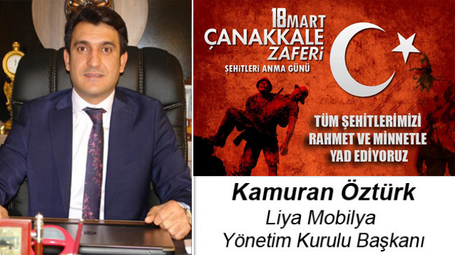 Kamuran Öztürk’ün Çanakkale Zaferi ve Şehitleri Anma Günü Mesajı