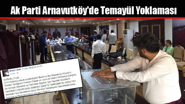 Ak Parti Arnavutköy’de Temayül Yoklaması