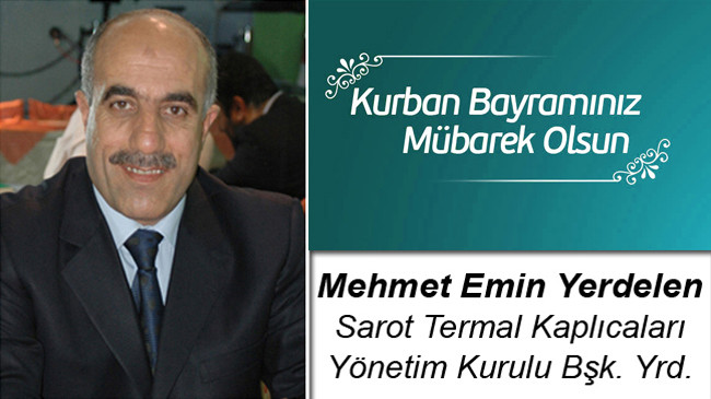 Mehmet Emin Yerdelen’in Kurban Bayramı Mesajı