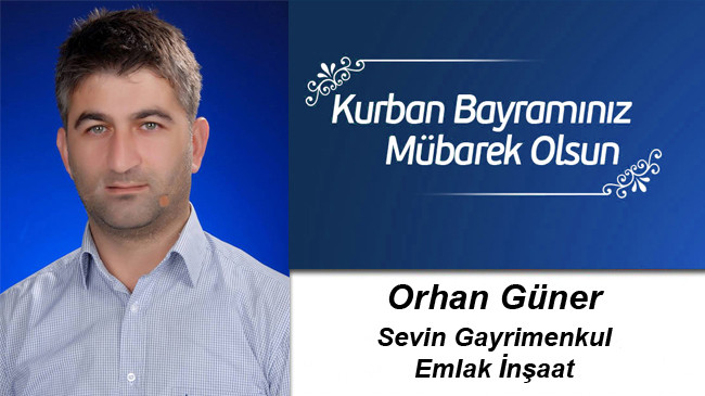 Orhan Güner’in Kurban Bayramı Mesajı