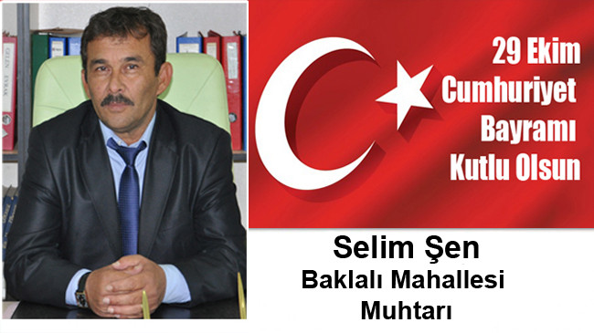 Selim Şen’in Cumhuriyet Bayramı Mesajı