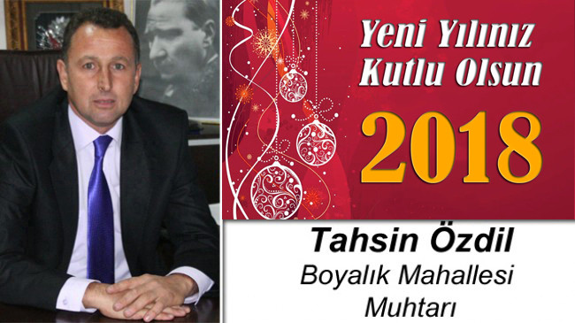 Tahsin Özdil’in Yeni Yıl Mesajı