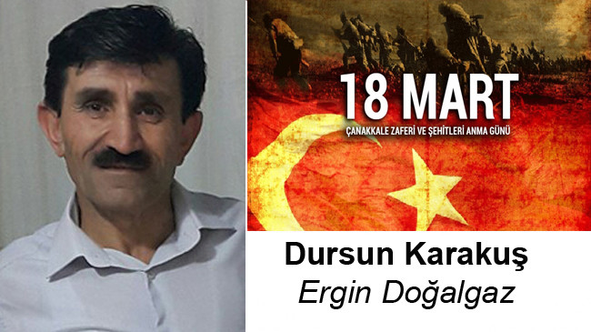 Dursun Karakuş’un Çanakkale Zaferi ve Şehitleri Anma Günü Mesajı