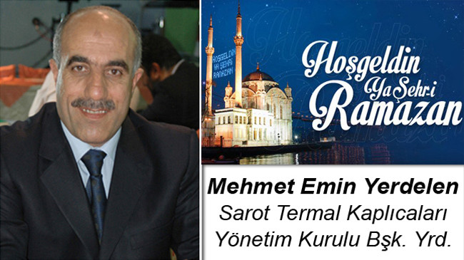 Mehmet Emin Yerdelen’in Ramazan Ayı Mesajı