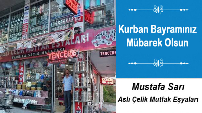 Mustafa Sarı’nın Kurban Bayramı Mesajı