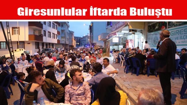 Giresunlular İftarda Buluştu