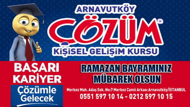 Çözüm Kişisel Gelişim Kursu’ndan Ramazan Bayramı Mesajı