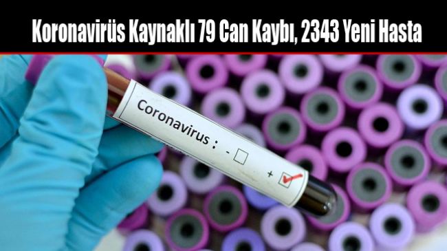 Koronavirüs Kaynaklı 79 Can Kaybı, 2343 Yeni Hasta