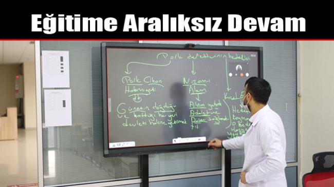 Eğitime Aralıksız Devam