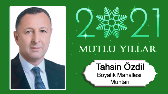 Tahsin Özdil’in Yeni Yıl Mesajı