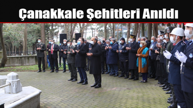 Çanakkale Şehitleri Anıldı