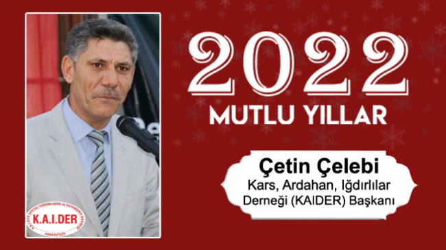 Çetin Çelebi’nin Yeni Yıl Mesajı