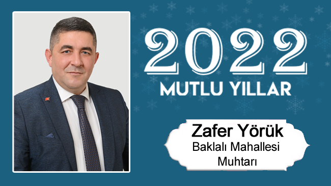 Zafer Yörük’ün Yeni Yıl Mesajı