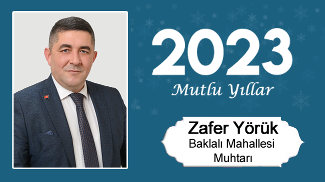 Zafer Yörük’ün Yeni Yıl Mesajı