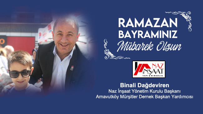 Binali Dağdeviren’in Ramazan Bayramı Mesajı