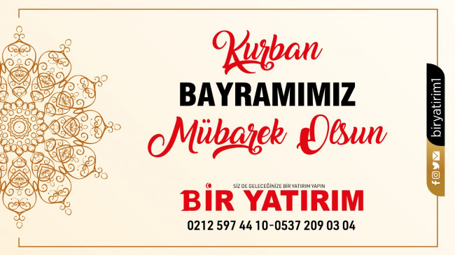 Bir Yatırım’dan Kurban Bayramı Mesajı