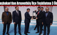 Başbakan’dan AK Parti Arnavutköy İlçe Teşkilatına 3 Ödül
