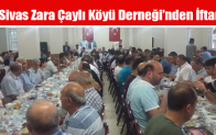 Sivas Zara Çaylı Köyü Derneği’nden İftar