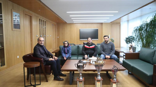 Başkan Baltacı, Şampiyon Sporcuyu Ağırladı
