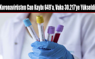 Koronavirüsten Can Kaybı 649’a, Vaka 30.217’ye Yükseldi